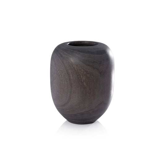 Sylva Decorative Wood Vase, Small