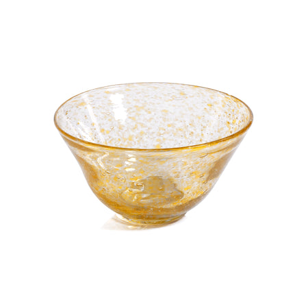 Antibes 4-Piece Set Glass Bowls, Yellow