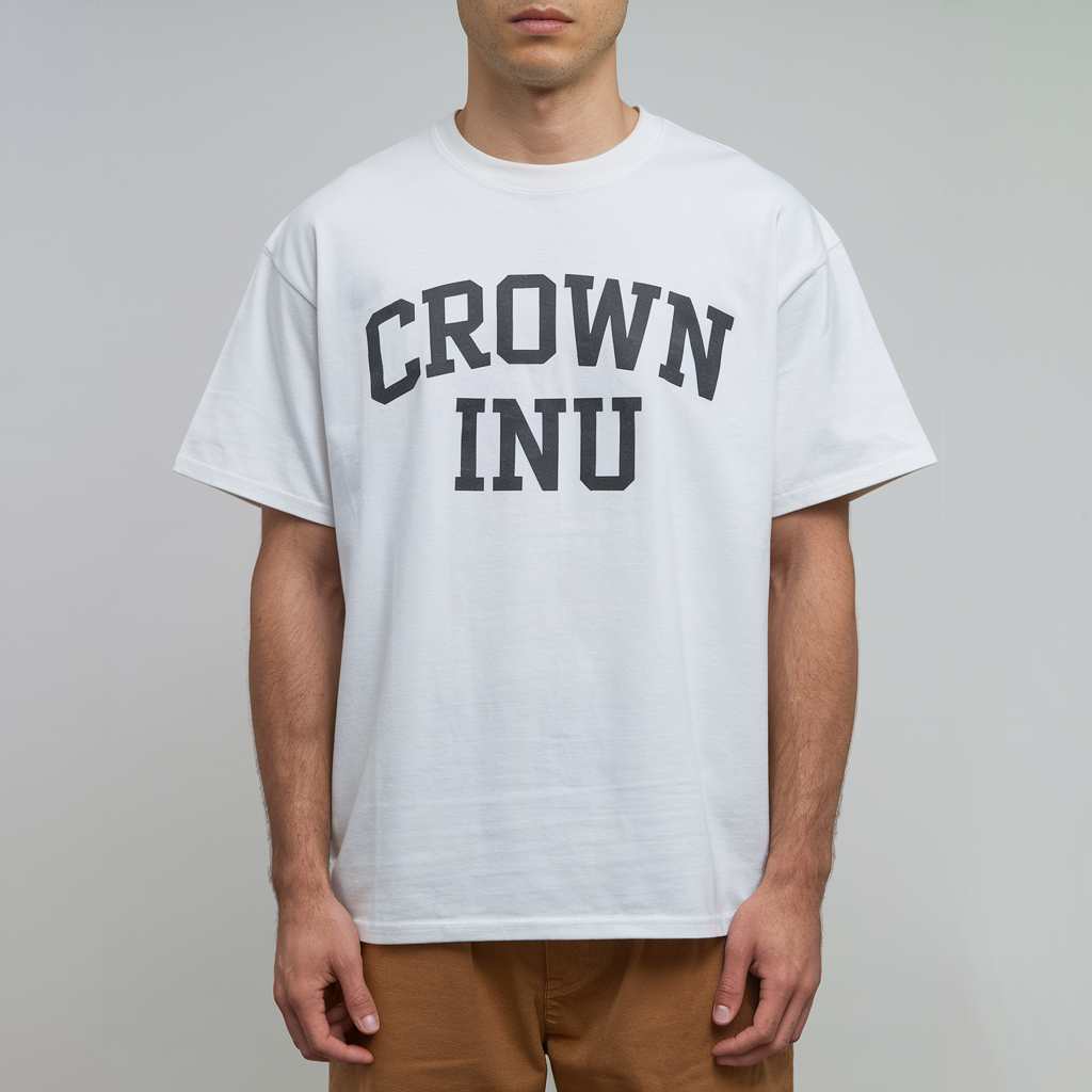 Camiseta Crown Inu: Sencillez y Elegancia